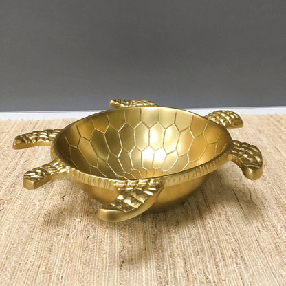 By The Sea Gold Turtle Bowl