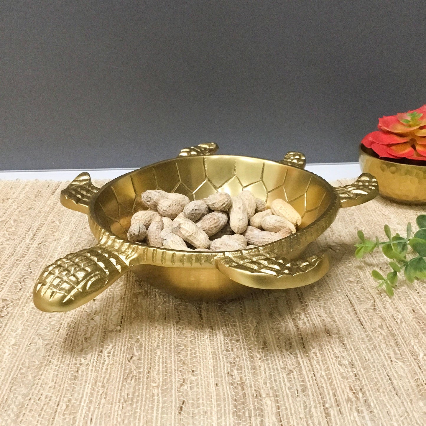 By The Sea Gold Turtle Bowl