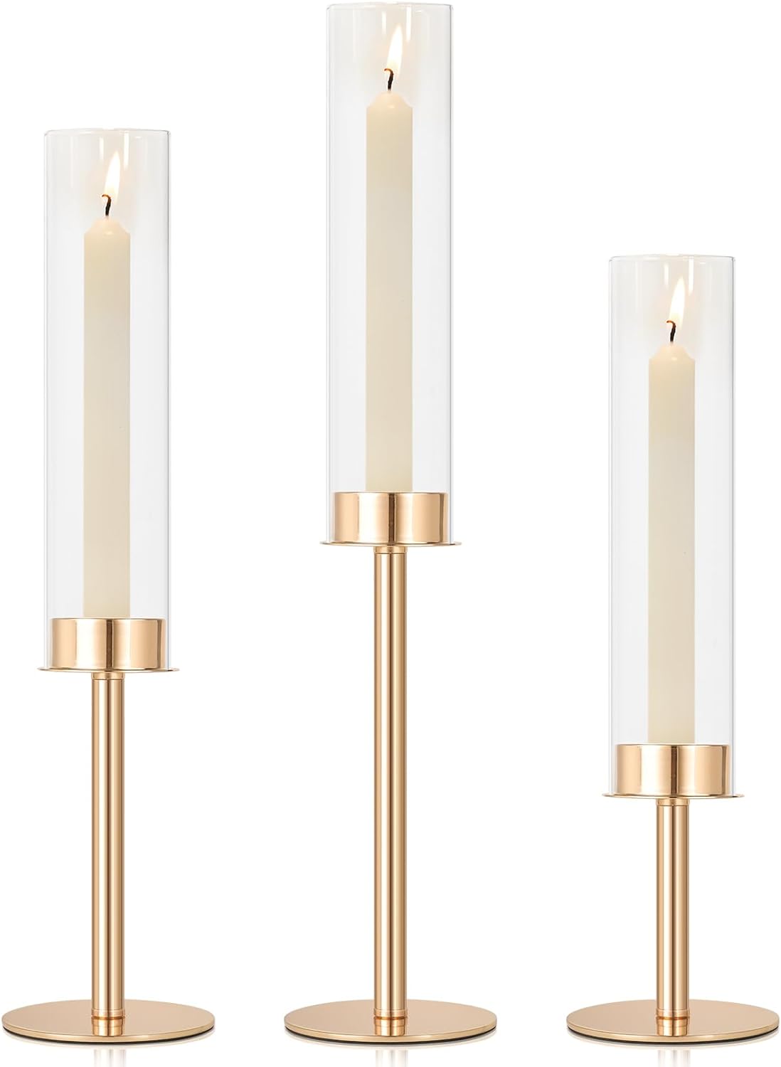 Elegant Windproof Candle Lantern (set of 3)