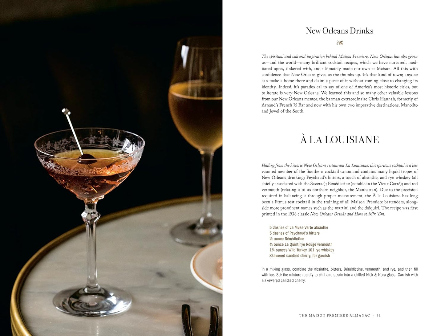 The Maison Premiere Almanac: A Cocktail Recipe Book