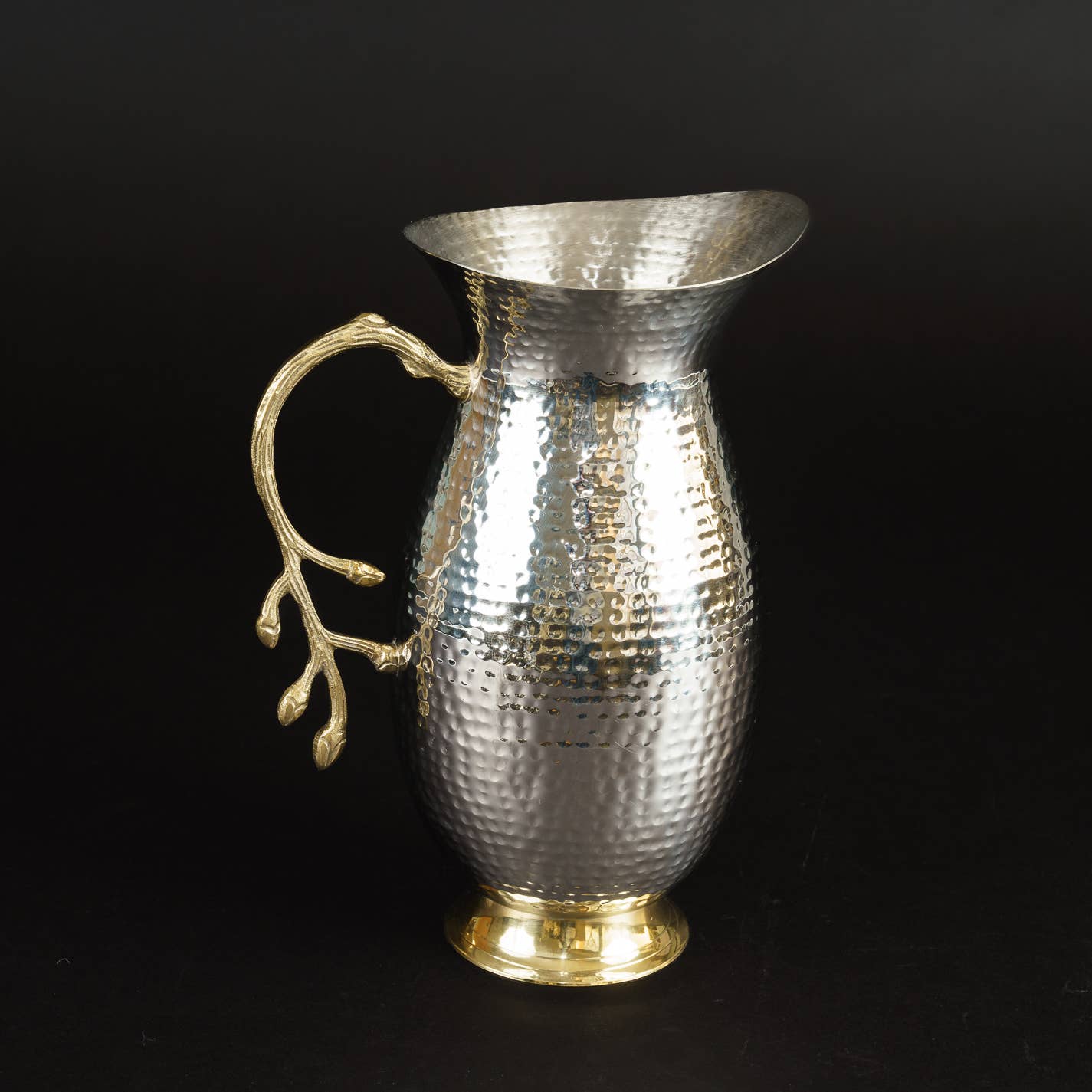 Gold Leaf Water Pitcher