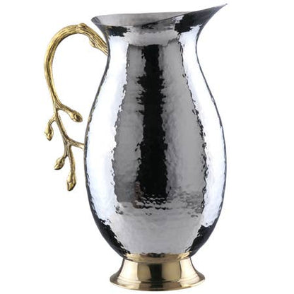 Gold Leaf Water Pitcher