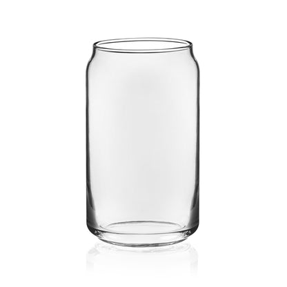 16oz Can Shaped Glass Tumbler (Set of 4)
