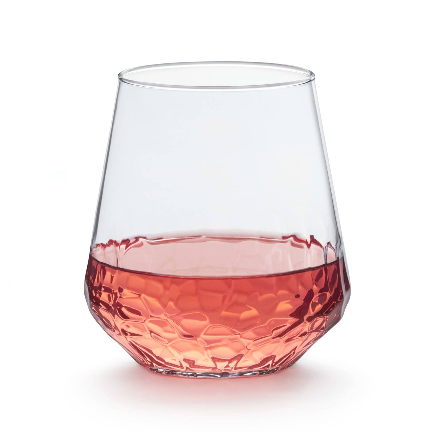 17.75 oz Hammered Base Cocktail Glassware (Set of 4)