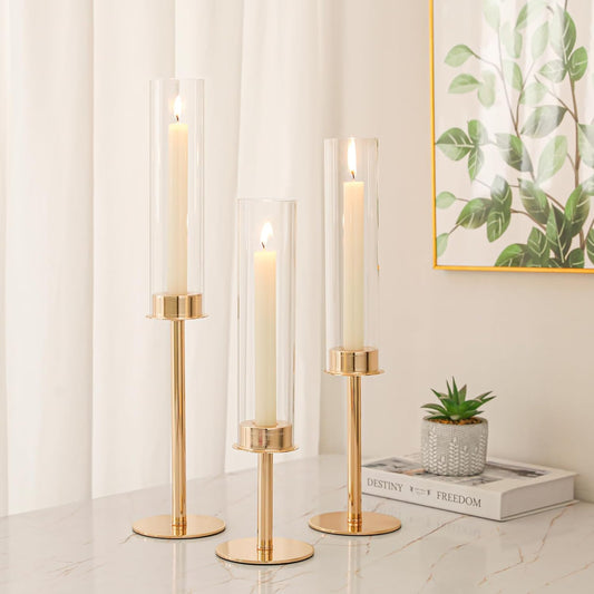 Elegant Windproof Candle Lantern (set of 3)