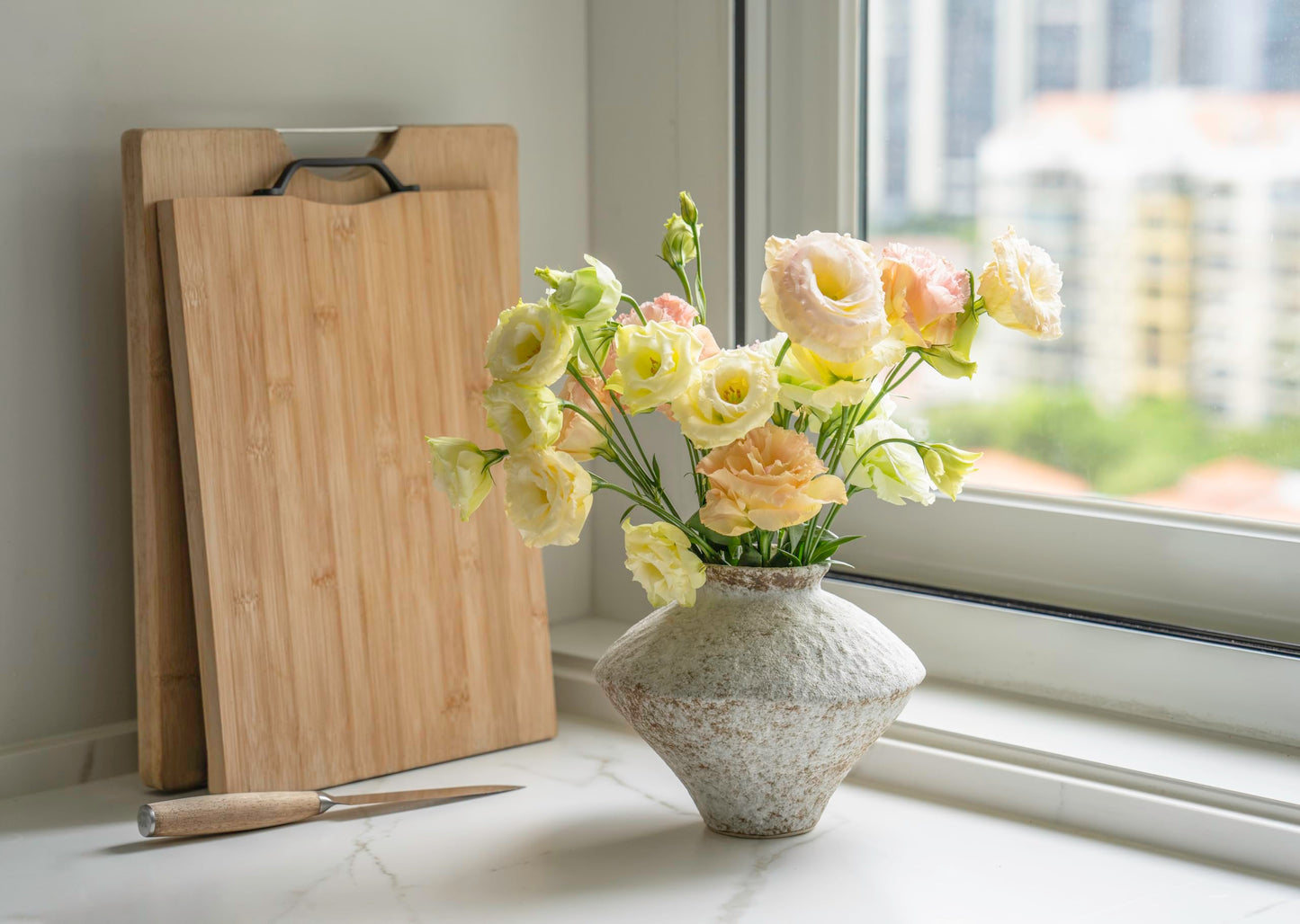 Rustic Elegance Textured Vase