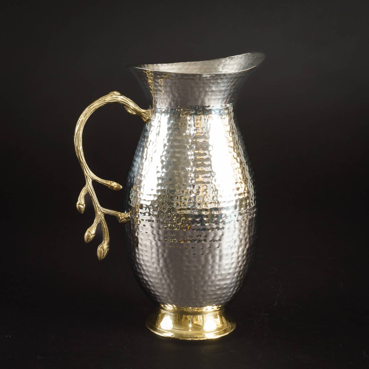 Gold Leaf Water Pitcher